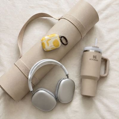 6. Lamano Tech-Protect Case for AirPods Pro 3 - Yellow and White