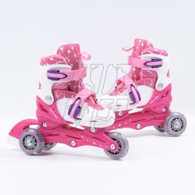 17. SMJ Sport Combo Pink LED set: 2in1 roller skates HS-TNK-000009549