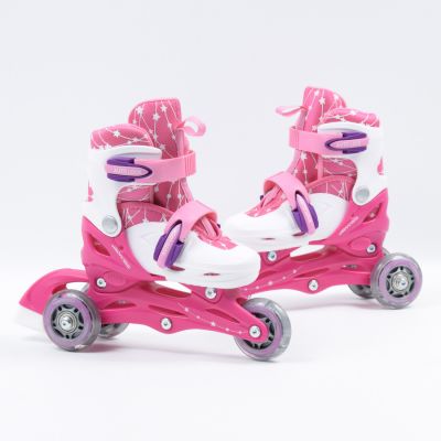 17. SMJ Sport Combo Pink LED Set: 2in1 Roller Skates HS-TNK-000009549