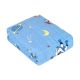 PREMIUM cotton weighted blanket, sensory blanket for children, 100x150 cm, 5 kg, space