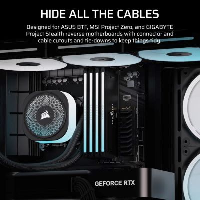 8. Corsair FRAME 4500X LX-R RGB Tempered Glass Mid-Tower Case, Black