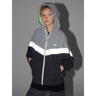 6. Boys' transition jacket 4F 4FJRSS26TJACM337-22S