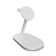 4. Puro Mag Station Qi2 3-in-1 Wireless Charger Compatible with MagSafe - White
