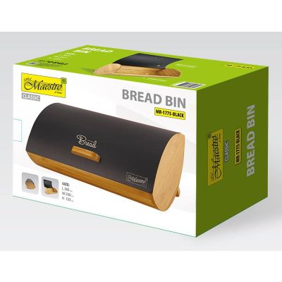 7. Bread box MR-1775-BLACK MAESTRO