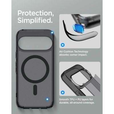 8. Spigen Ultra Hybrid Mag MagSafe Case for Google Pixel 11 Pro - Black and Gray