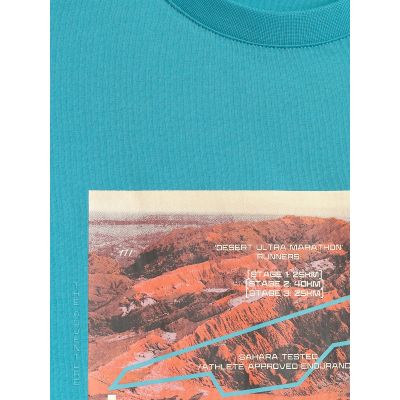 6. Men's regular printed T-shirt 4F 4FRSS26TTSHM4238-35S