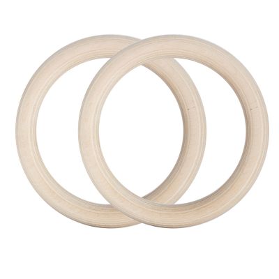 27. Wooden gymnastic rings with measuring tape HMS TX07
