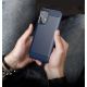 6. Carbon Case Flexible Cover TPU Case for Samsung Galaxy A72 4G blue