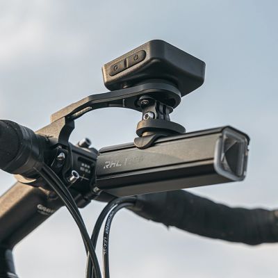 12. Rockbros FK-301 2-in-1 Handlebar Bike Mount for Computer/Navigator and Camera/Lighting - Black