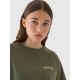 11. Women's oversize printed T-shirt 4F 4FRAW24TTSHF2583-43S