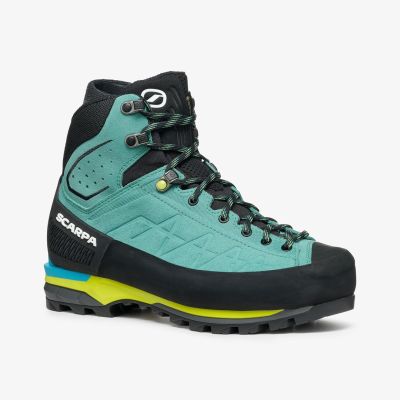 SCARPA Zodiac Tech GTX Women Hiking Shoes Waterfall Black 40.5