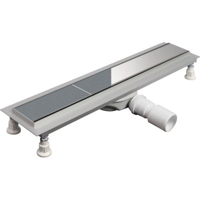 Linear floor drain 50 cm - Reversible