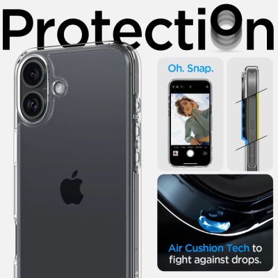 10. Spigen Ultra Hybrid iPhone 16 Case - Clear