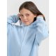 5. Girls' loose fleece with hood 4F 4FJRAW25TFLEF444-33S