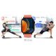 14. Gravity GT15-3 Smartwatch Red Silicone Strap + Black Bracelet