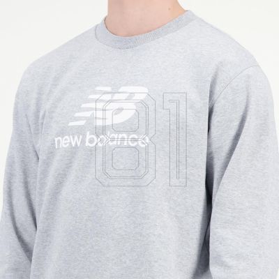 14. New Balance ESSENTIALS STACKED LOGO FRENC AG M sweatshirt MT31538AG