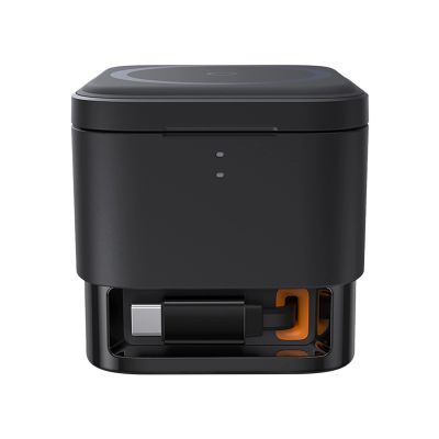 4. Baseus MagPro 3in1 25W MagSafe Compatible Inductive Charger for Phone and Smartwatch - Black