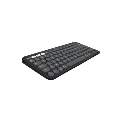 7. Logitech 920-012239 Keyboard Mouse Included Universal RF Wireless + Bluetooth QWERTY American International Graphite