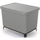 2. WASTE BIN SYSTEMA SORTIBOX 4IN1 SMOOTH GRAY