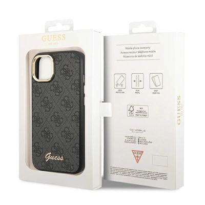 8. Guess GUHCP14MHG4SHK iPhone 14 Plus 6.7 "black / black hard case 4G Vintage Gold Logo