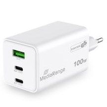 MediaRange MRMA123 Mobile Charger Laptop, Smartphone, Tablet White AC Fast Charging Internal