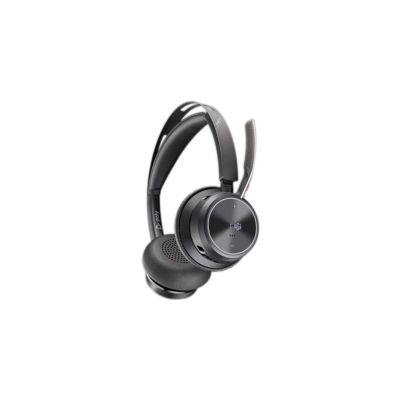 283. POLY Voyager Focus 2 Microsoft Teams Certified USB-CC Headset + USB-C/A Adapter + Charging Cradle