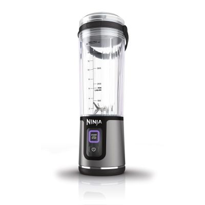 2. NINJA BC151EUBK Portable Cordless Blender, Portable, Jar Material: BPA Free, Jar Capacity 0.53 L, Ice Crushing, Gray