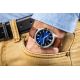 4. Giewont Elegance Sapphire Brown Blue Men's Watch GW5160-A4