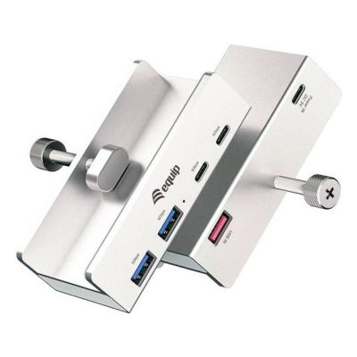 3. Equip 128967 hubs and hubs USB 3.2 Gen 1 (3.1 Gen 1) Type-A 5000 Mbit/s Aluminum