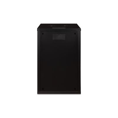 14. Digitus Unique 19" 20U rackmount network cabinet 600x600, glass door, black, undivided, assembled, 100kg