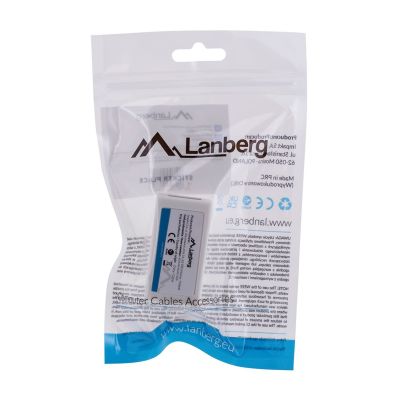 3. LANBERG NETWORK CONNECTOR 2X RJ45 CAT.6 UTP AD-RJ45-RJ45-OU6