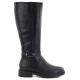 6. Sergio Leone KZ-32-S black leather women's boots