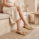 10. Women's gold flower sandals Filippo DS7891