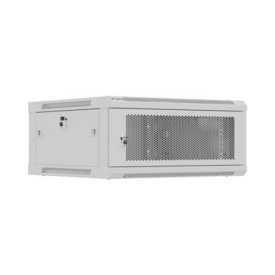 LANBERG WALL-HUNG RACK CABINET 19" 4U 600X600 GRAY PERFORATED DOOR (FLAT PACK)