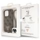 9. Guess GUHCP13LP4TDSCPW Case for iPhone 13 Pro / 13 - Brown Crossbody 4G Metal Logo