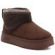 Big Star brown waterproof platform snow boots UU274171