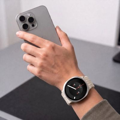 6. Tech-Protect NylonMag Strap for Samsung Galaxy Watch 40/44/46 mm - Beige