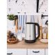 14. ELDOM CORDLESS KETTLE CS30 ACERO 20 L STEEL 1850-2200W TILTING LID, HOT PLATE, SWIVEL BASE
