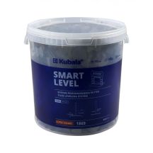 Tile leveling clips 1.5mm, 800 pcs, + 20L bucket