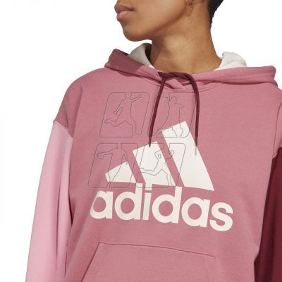 8. adidas Essentials Big Logo Oversized French Terry Hoodie W IC9869