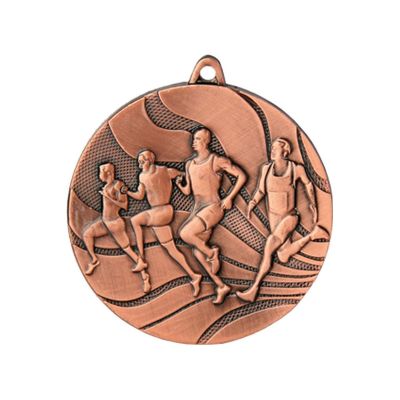 9. Bronze medal - running - steel medal