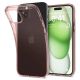 4. Spigen Crystal Flex iPhone 15 Plus Case - Pink/Transparent