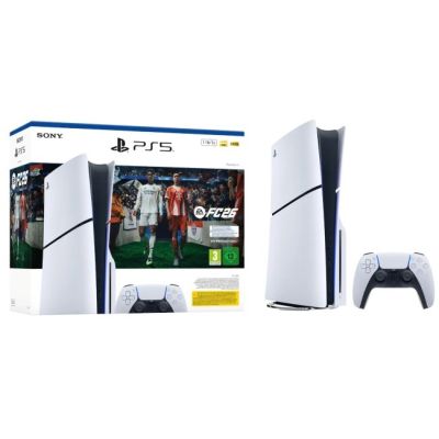 12. Sony PlayStation 5 Slim Disc Edition 1 TB + EA Sports FC 26