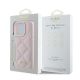 8. Guess Quilted Metal Logo iPhone 16 Pro Case - Pink