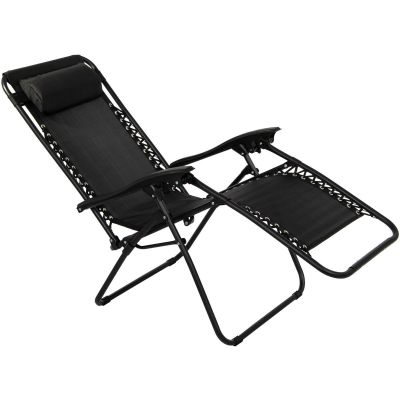 19. FOLDABLE GARDEN CHAIR MULTIFUNCTIONAL 175X52/65X107CM BLACK