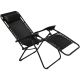 19. FOLDABLE GARDEN CHAIR MULTIFUNCTIONAL 175X52/65X107CM BLACK