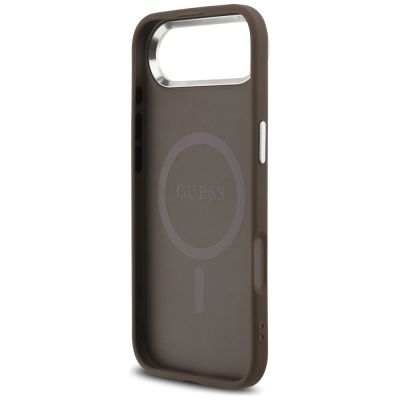7. Guess 4G Triangle Logo MagSafe case for iPhone Air - brown
