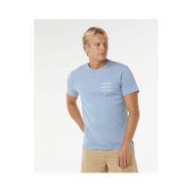 Men's RIP CURL Vaporcool Search 3 Stacks Tee Blue