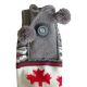 23. GLOVII HEATED SLIPPERS WITH SOCKS, SIZE 36-43, NORWEGIAN PATTERN, BATTERIES AND CHARGING CABLE INCLUDED, GQ4M