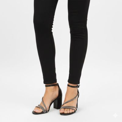 62. Women's beige openwork closed sandals Sabatina